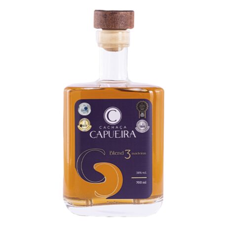Cachaça Capueira Blend 3 Madeiras 700ml